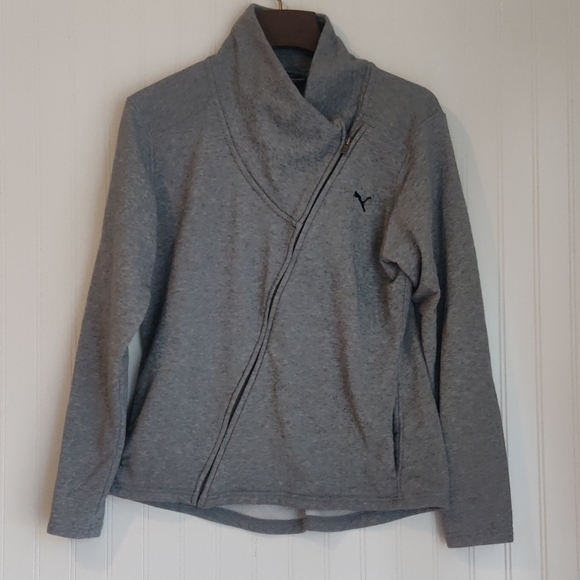 Puma Tops - Puma Asymmetrical Zippered Jacket